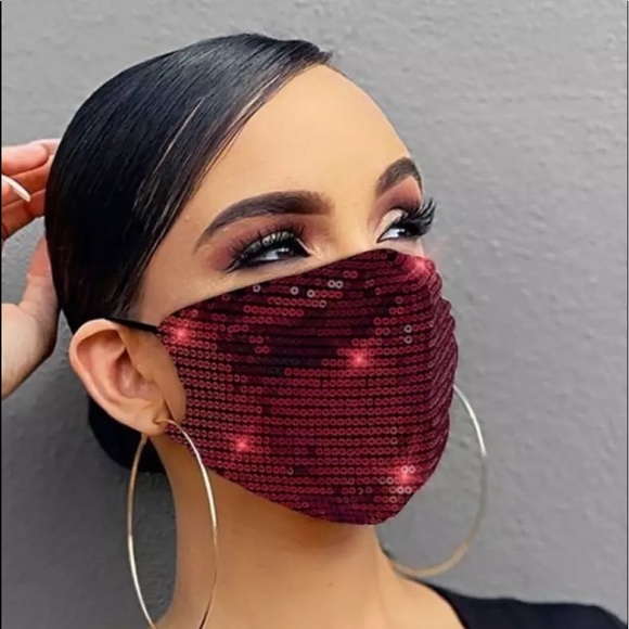Accessories - Sequin face Mask